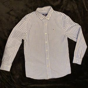 Vineyard Vines Boys Button Down Cotton Whale Shirt